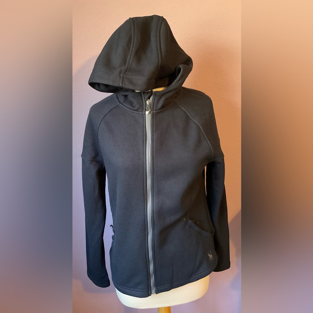 Spyder‎ Frontier Navy Cara Full Zip Jacket Hoodie Medium New